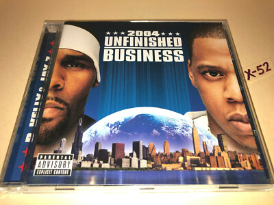 Jay Z and R Kelly CD Unfinished Business with 3d lenticular card