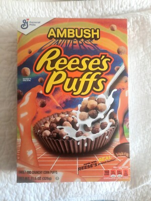 **Reese's Puffs x Ambush Design 2022 Limited Edi. Collectible Cereal Box NEW**