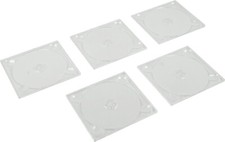  5 CD2R55CLSTK 2 Disc Capacity Clear Stackable CD DVD Digipak Glue In Tray