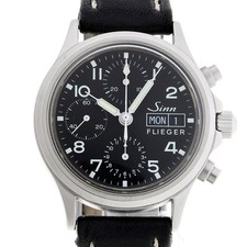 Sinn 356 Flieger Chronograph 356.6109 Black Dial Automatic Men's Watch 38.5mm 2