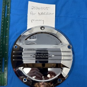 USED HARLEY DAVIDSON AIRFLOW DERBY COVER CLUTCH COVER FR NARROW PRIMARY 25700505