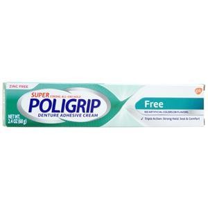 Poligrip Super Poligrip Клей для зубных протезов без крема 2,4 унции