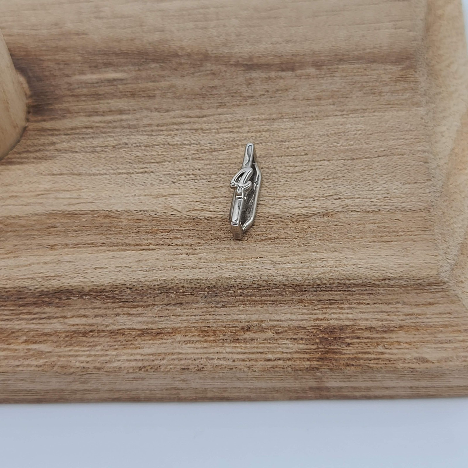 KEEP Collective Charm Cursive Number 4 - Shiny Si… - image 2