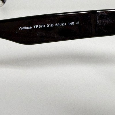 Tom Ford Wallace TF870 01B Black Cat Eye Sunglasses Made in  display picture 2