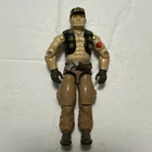 1987 Gi Joe 3.75" Steam Roller v1 Figure Mobile Command Center Operator Hasbro