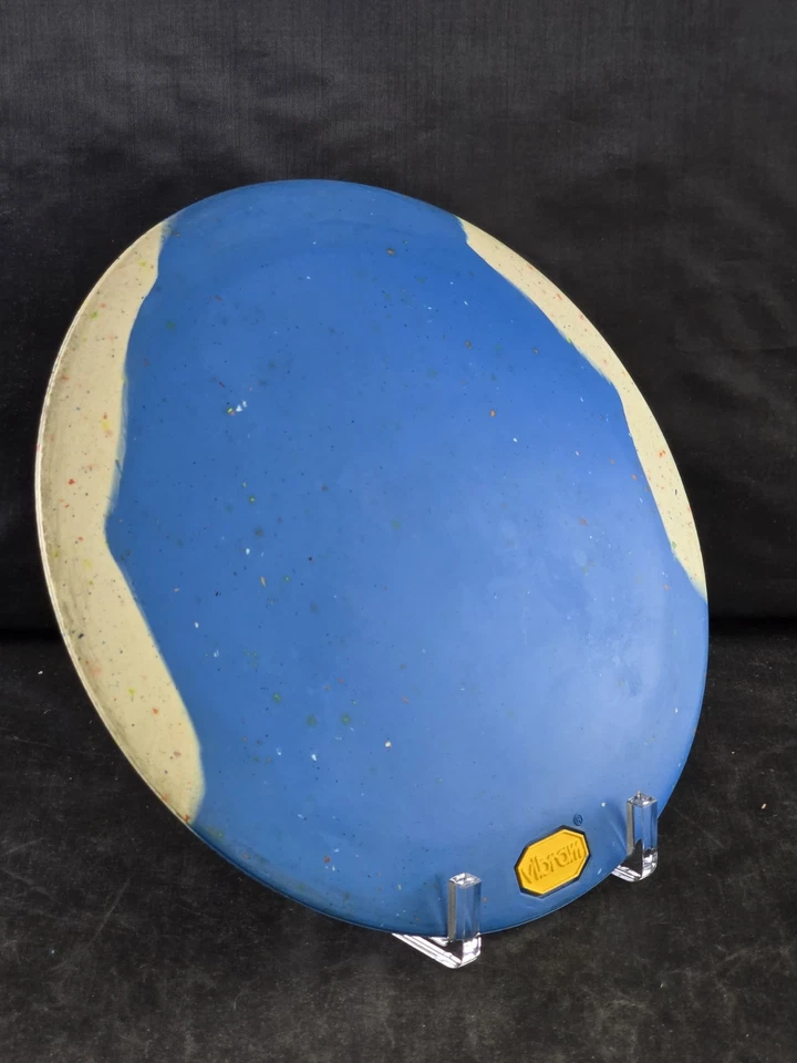 Vibram R420B Disc Golf Rubber 171 M Distance Driver OOP Blue White RARE! - Image 3 of 4