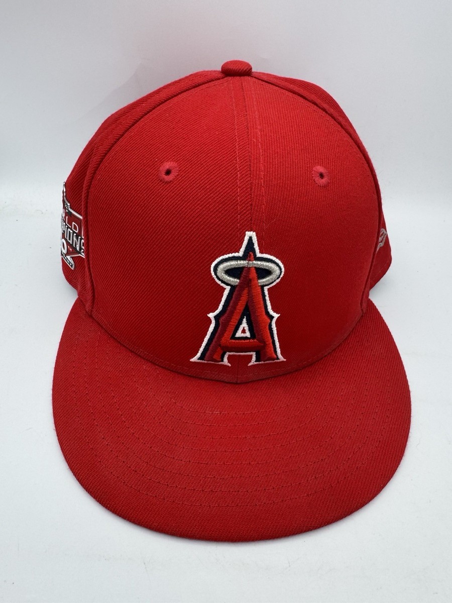 New Era エンジェルス 59FIFTY キャップ 7 1/4 Angels 2002 20th Anniversary World Series New Era 59Fifty Fitted 7