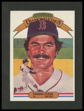 1982 Donruss Diamond Kings #7 Dwight Evans Baseball Card