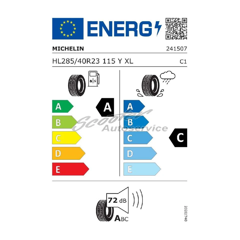 Sommerreifen Michelin 285/40 R23 115Y Primacy A/S LR Silent XL | 56240 - Bild 2 von 4