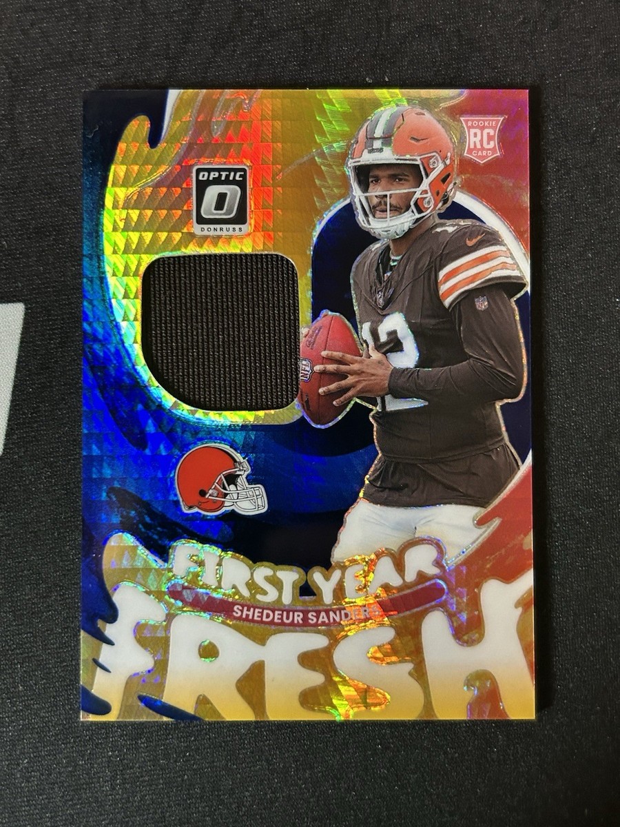2025 Panini Donruss Optic First Year Fresh Shedeur Sanders #FYFBH