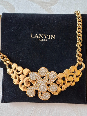 Lanvin Kette Original mit Strasssteinen