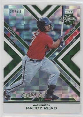2016 Panini Elite Extra Edition Status Emerald Die-Cut 29/49 Raudy Read #135 0f6