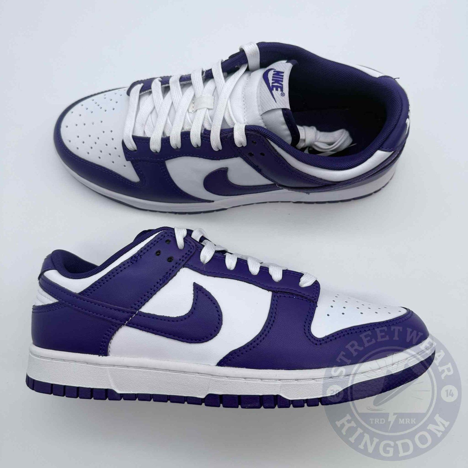 Nike Dunk Low Retro Púrpura Blanco Reino Unido 8,5 UE 43 EE. UU. 9,5 DD1391 104