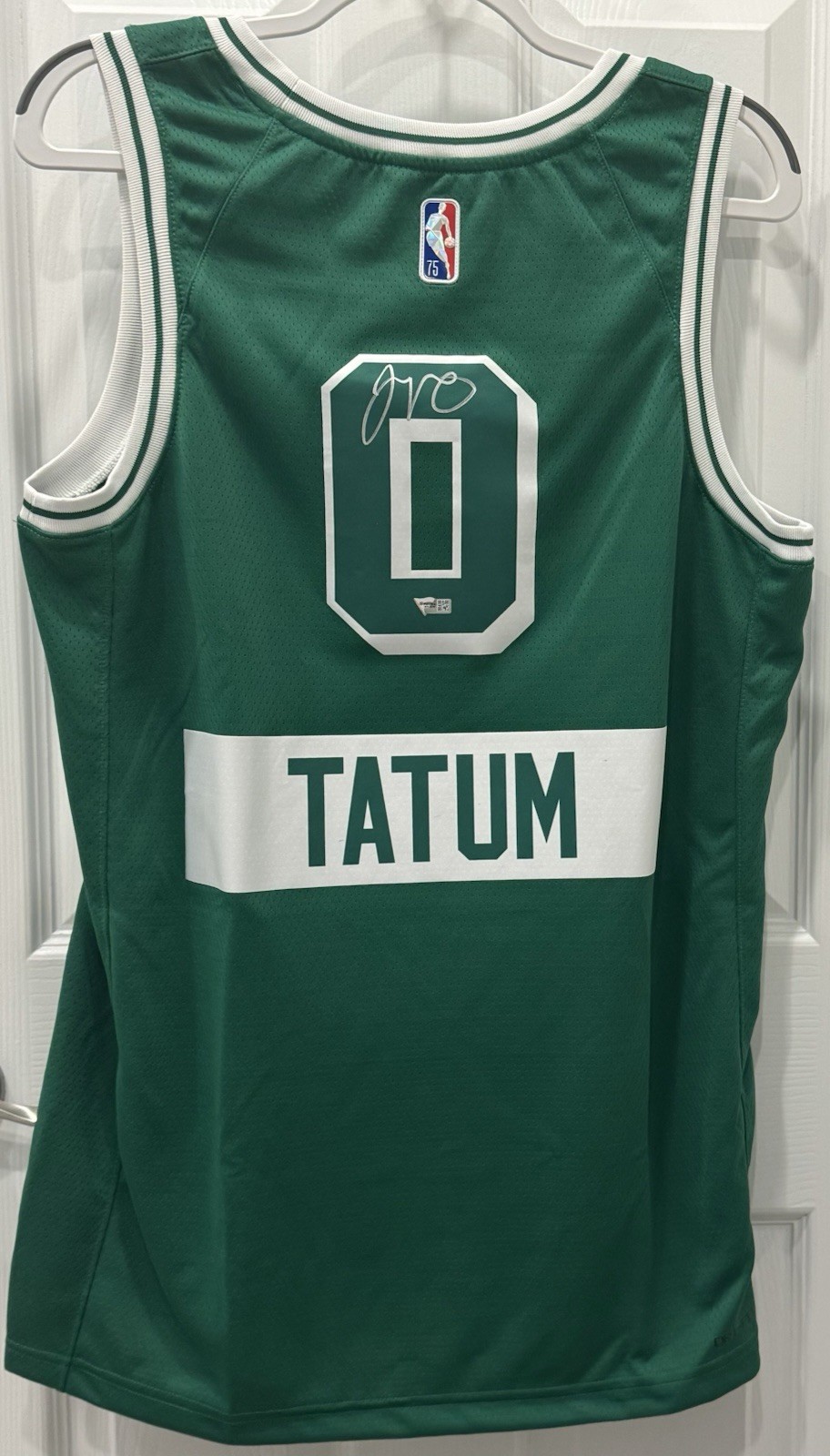 Jayson Tatum Autographed Signed Boston Celtics City Edition Nike Jersey Fanatics 