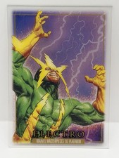 Electro 2024 Marvel Masterpieces ‘92 Platinum Clear Cut Card No. 23 Skybox