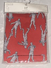 Gap Kids Mummy Print 2pc Pajama Set Long Sleeve Sz 8 NWT