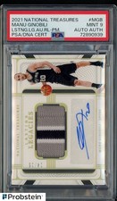 2021 National Treasure Manu Ginobili HOF GU Premium Patch /25 PSA 9 PSA/DNA AUTO