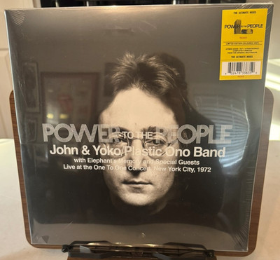 John Lennon Power To The People Live NYC 1972 Green Vinyl 2LP Beatles NEW