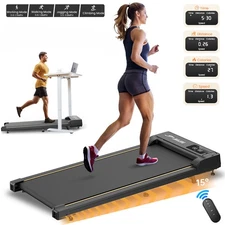 15% Incline Under Desk Treadmill 4 in 1 Walking Pad Portable Exercise Machine