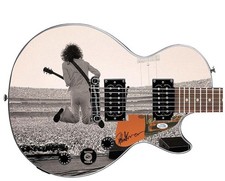 Peter Frampton Autographed Gibson Epiphone Les Paul Photo Graphics Guitar ACOA A