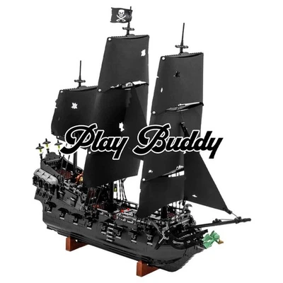 MOC BRICKS Captain Jack Sparrow's Pirate Ship (10365) 2862PCS Building Blocks w/ Figures