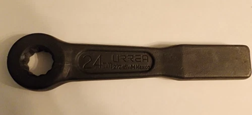 New URREA 24mm 12 Pt. STRIKING WRENCH.  2724SWM Hammer Wrench.  Free Ship