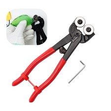 Sclwlkeyxgs 8" Heavy Duty Wheeled Glass Mosaic  Ceramic Tile Nipper Cutter Plie