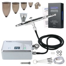 Master Airbrush Powerful Cordless Airbrushing System Rechargeable Air Compressor