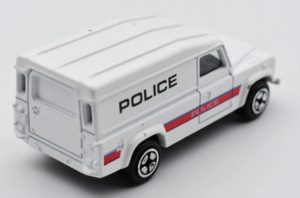 Vintage Corgi Juniors Land Rover Police Car white. GT Britain - Image 2 of 4