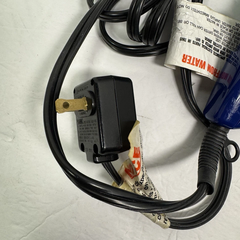 Secador de pelo Vidal Sassoon 1875 negro modelo VSDR5524 secador funciona bien 2 velocidades Foto 3 de 4