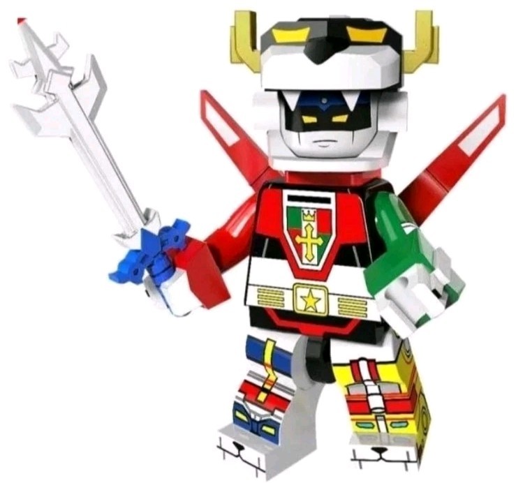 Custom Lego Pad Printed Voltron Legendary Defender Minifigure 