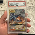 2019 POKEMON SUN & MOON UNBROKEN BONDS #20 RESHIRAM & CHARIZARD GX PSA 9