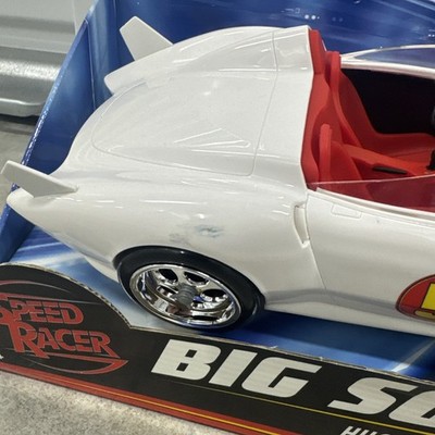 Hot Wheels Speed Racer Mach 5 Big Sounds 17” 2007 New In Package