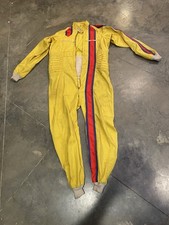 Vintage Nomex Drag Racing Suit 1-Piece Yellow...