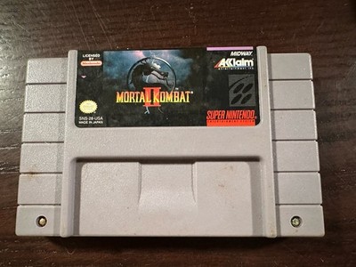 Mortal Kombat II (Nintendo SNES, 1994) - Tested Authentic