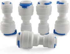 Quick Straight Connector 5PCS 1/4inch to 3/8inch OD Quick Straight Push Connecto
