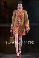 Women Dolce & Gabbana Dress Gold 38 / M / 46