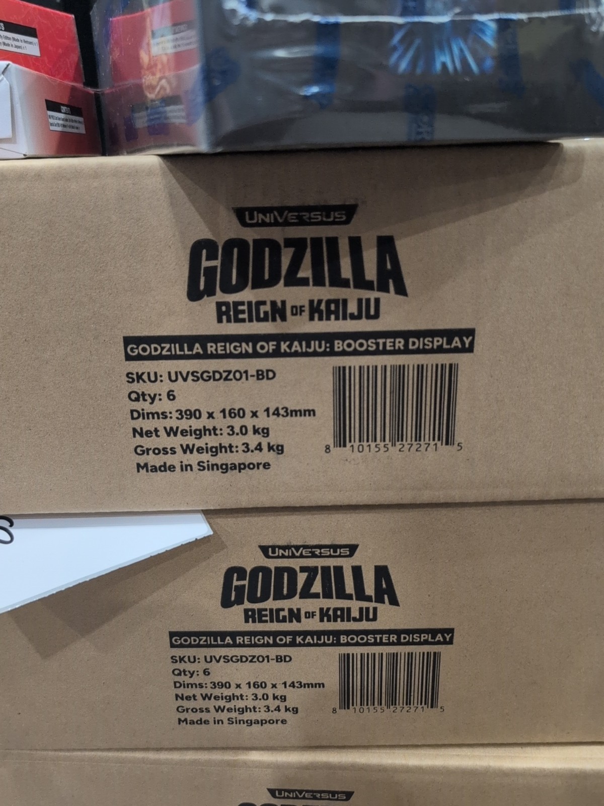 Godzilla: Reign of Kaiju Sealed Case (6 Booster Boxes)