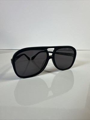 Valley Eyewear Bang Bang Aviator Sunglasses Matte Black w/ Box Black Lens