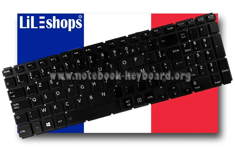 Clavier Français Original Toshiba Satellite C55-C C55-C-1F7 C55-C-1LX NEUF - Photo 1/1