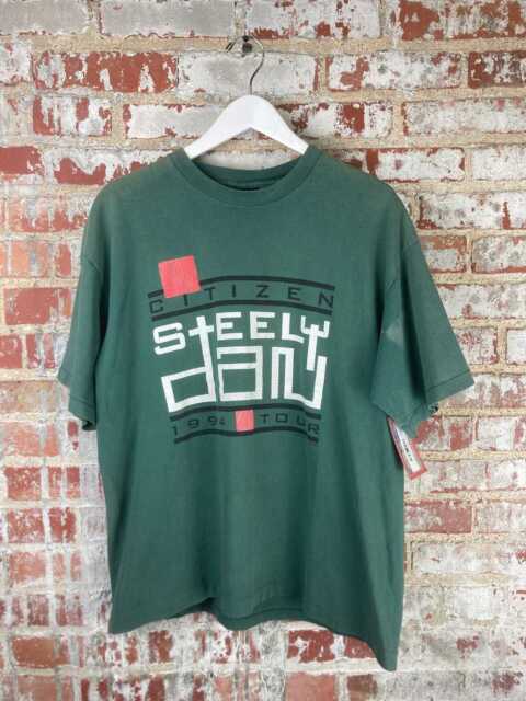 Steely Dan 1994年ツアーTシャツ 1994 Steely Dan Tour Tee Double Sided, Single Stitch Giant