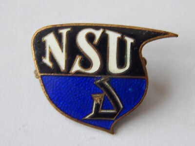 NSU D Rad Brosche große Variante J. Preissler original Vorkrieg