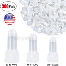 Closed End Crimp Terminal 300pcs 22-16/16-14/12-10Gauge Nylon Wire Connector kit