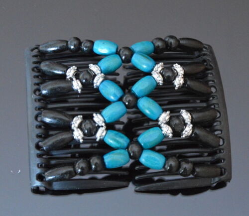 Trend African Hairclip XL Haarklammer Haarspange Haarkamm Holz Comb + 63 Modelle - Bild 35 von 57