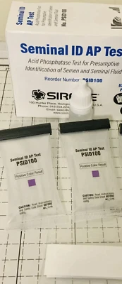 NIK Presumptive Infidelity Test Kit x 2 ~ Semen Test ~ Catch a Cheat ~ Quick Results