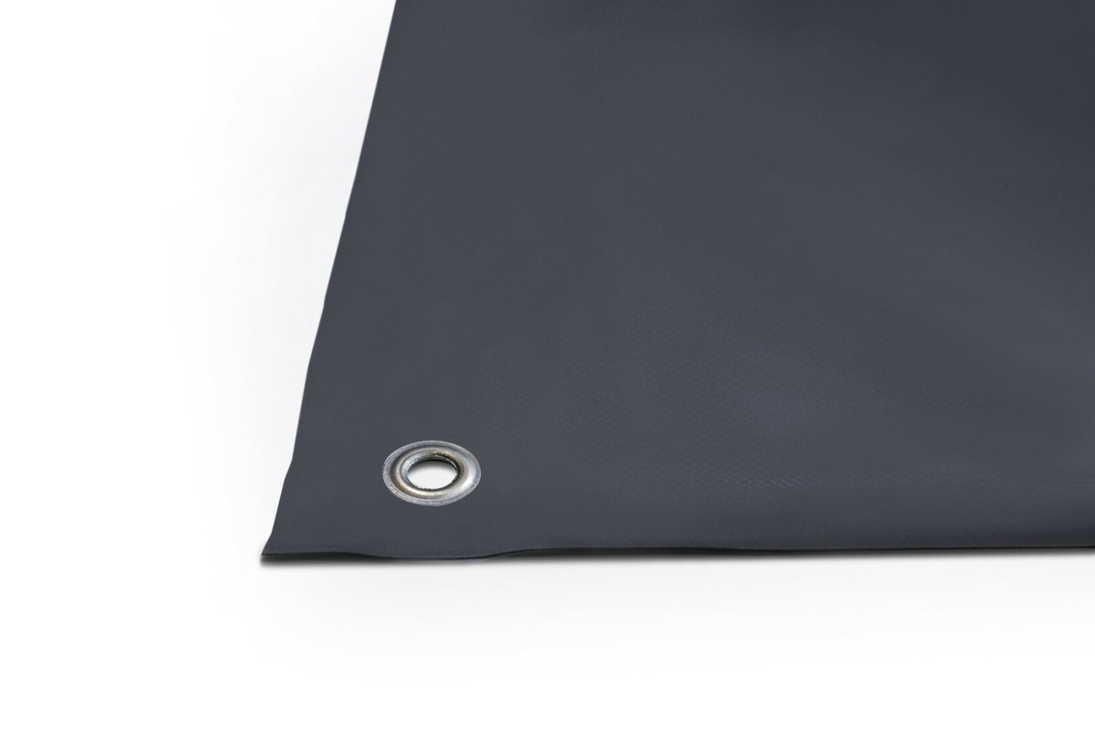 Telone In PVC Telone Per Camion 600 G/m² Con Occhielli Telone Con Occhielli Rotondi Telone Protettivo Telone Per Terrazza Per Barche Telone Industriale Opaco (Grigio, 3m X 5m - Foto 5