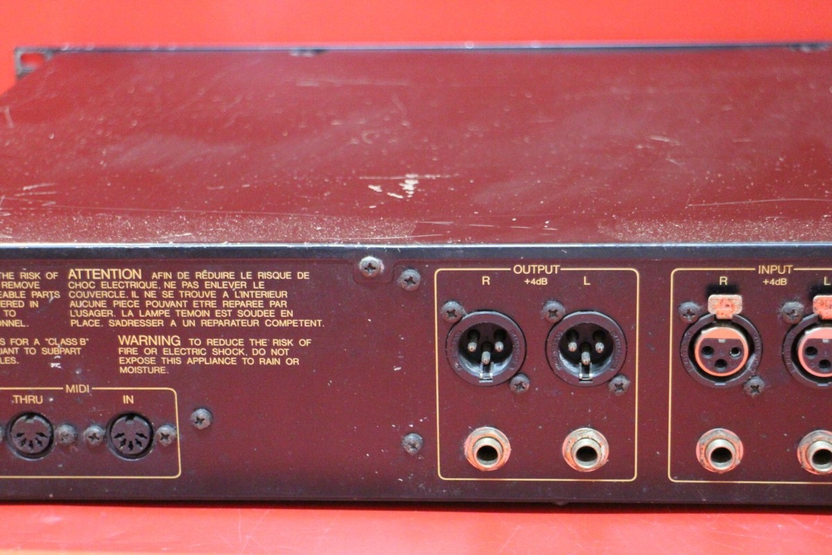 Vintage YAMAHA REV 7 Digital Reverb Reverbrator from Japan U1720