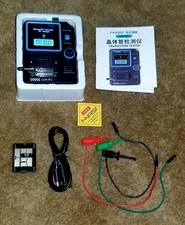 Resistance Meter Transistor Cap. Tester Type-C Charging Replaceable Patch Holder