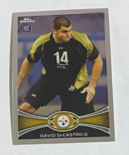 2012 Topps Chrome Rookie Card #138 David DeCastro Pittsburgh Steelers