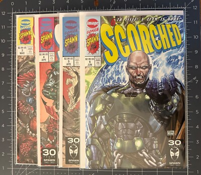 Scorched 3 4 5 6 Connecting Covers Spawn 2022 NM+ McFarlane Jim Lee X-Men Homage